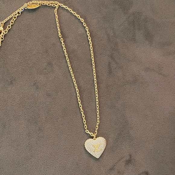 Gold Heart Pendant Necklace - Picture 2 of 5